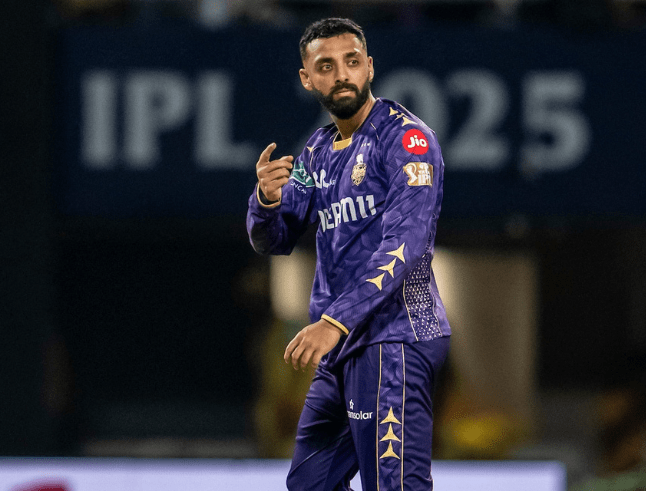 BCCI Fines Varun Chakaravarthy, Issues Demerit Point for Code Breach in KKR vs CSK Showdown