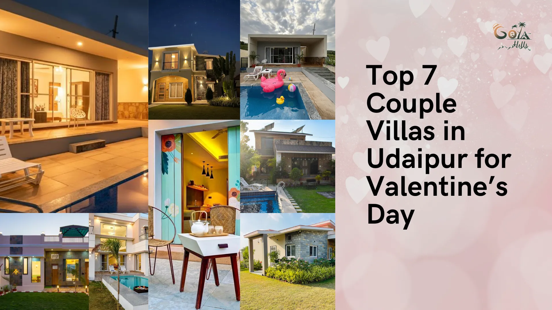 Top 7 Couple Villas in Udaipur for Valentine’s Day