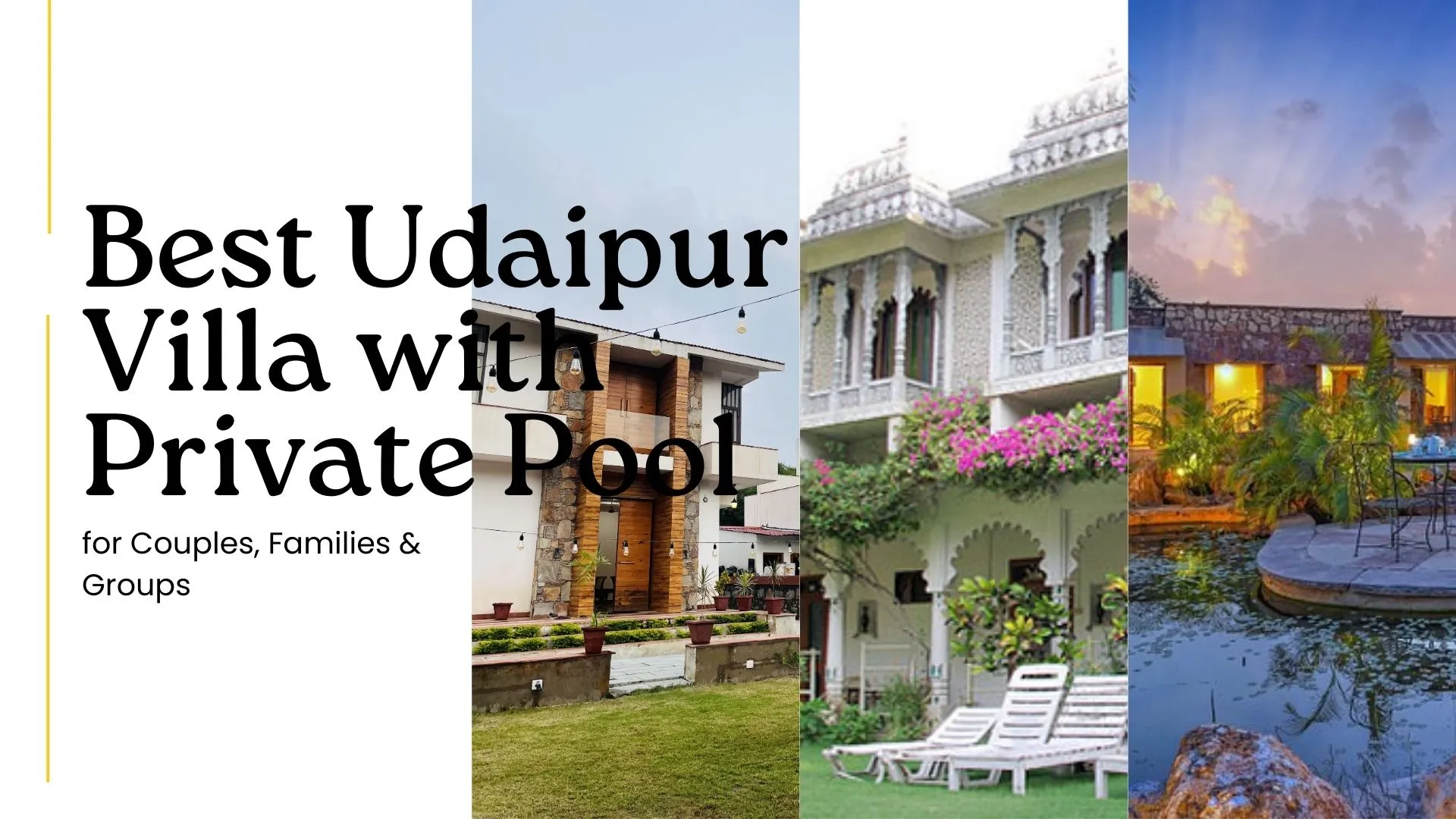 Udaipur Villa with Private Pool
