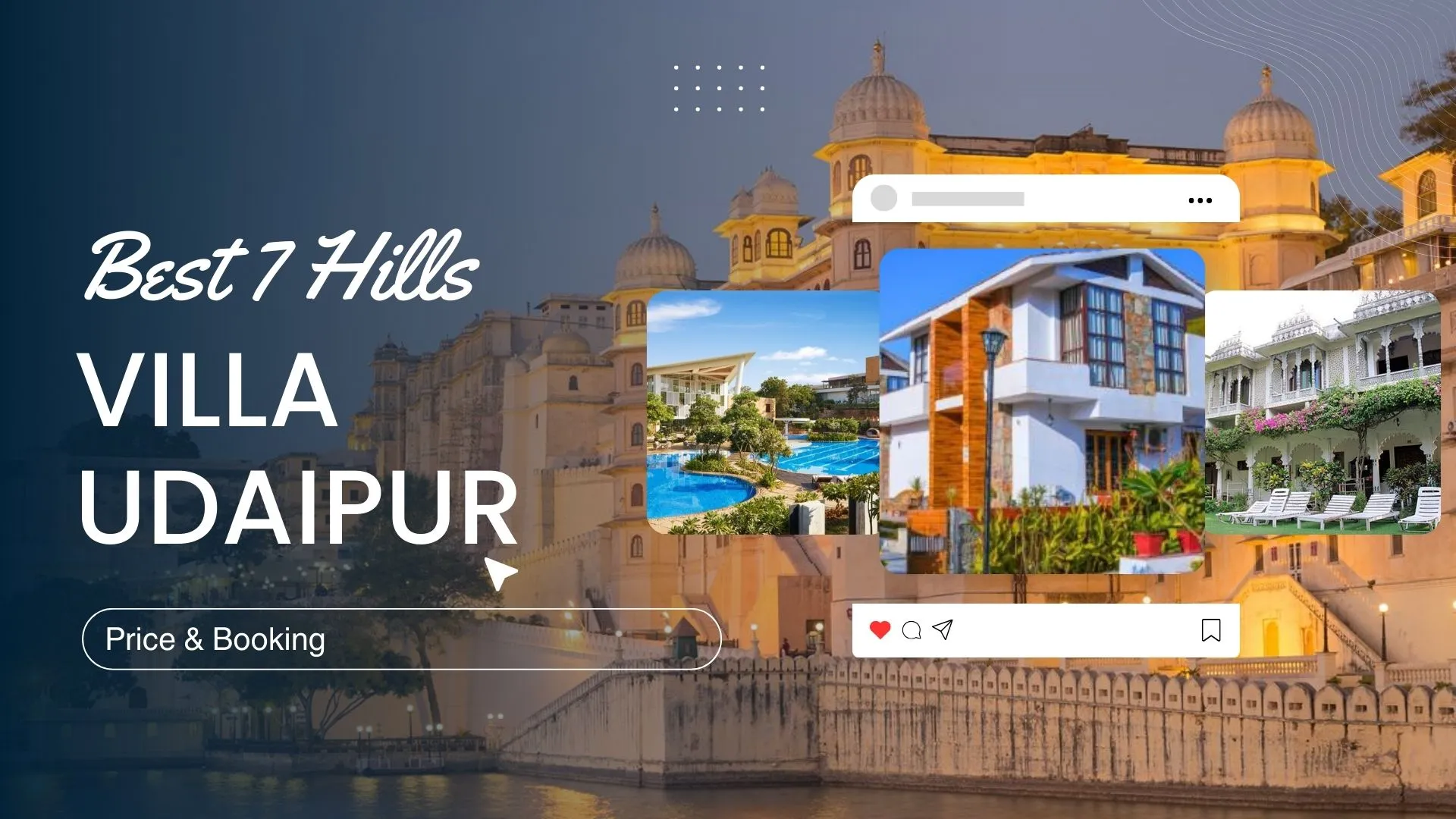 Best 7 Hills Villa Udaipur Price & Booking