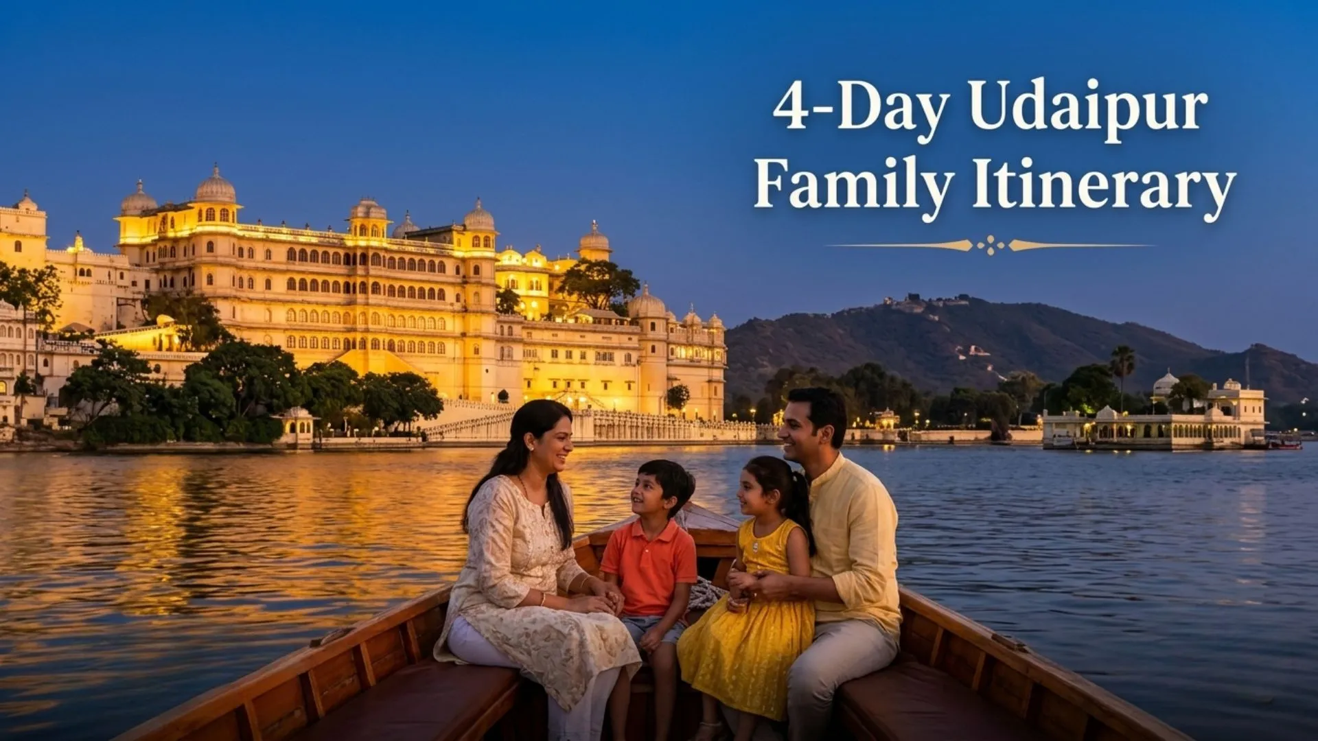 family itinerary Udaipur