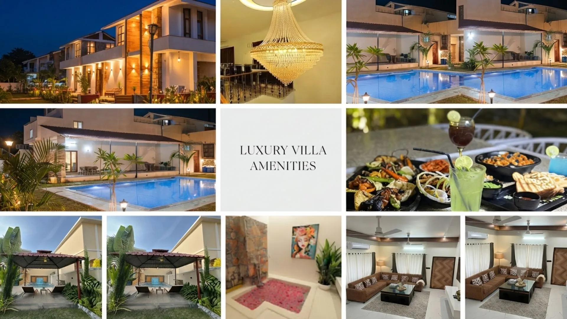 luxury villa amenities