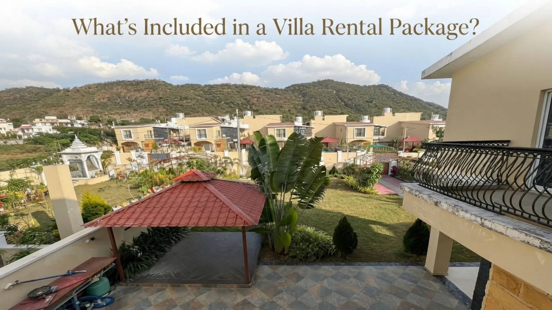 villa rental package