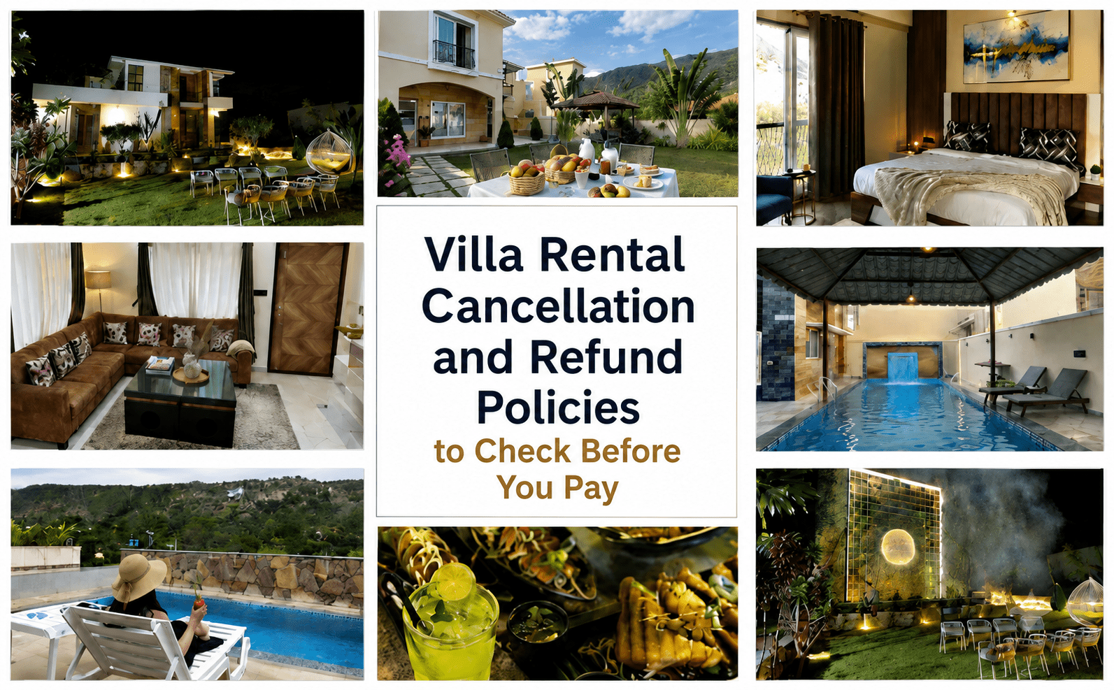 villa rental cancellation policy