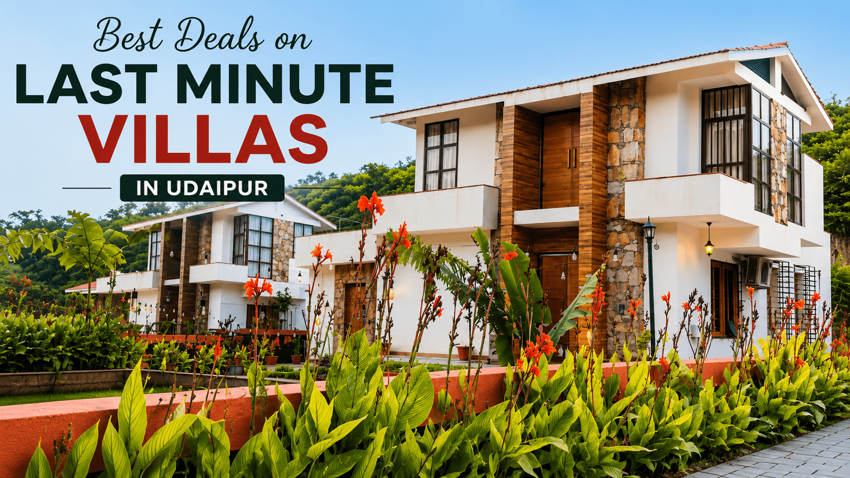 last-minute villa booking in Udaipur